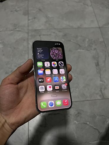 IPhone 15 Pro, цвет White Titanium (светлый), модель с тройным блоком