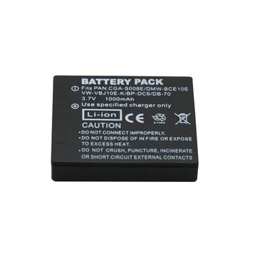 замена батарей: Аккумулятор PANASONIC DMW-BCE10/CGA-S008E Арт.1481 Совместимые