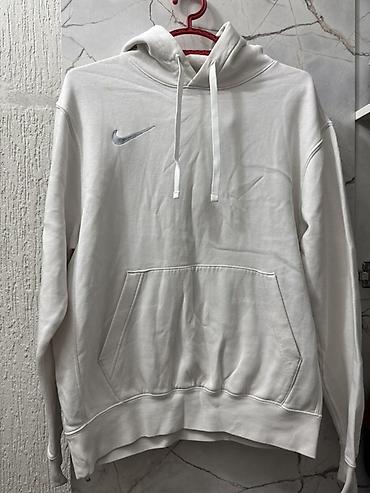 tech flecee nike: Худи Nike, размер S - Цвет: молочный/белый - Классический крой с — 1