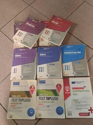 Testlər: Riyaziyyat Testlər 11-ci sinif, 1-ci hissə, 2015 il
