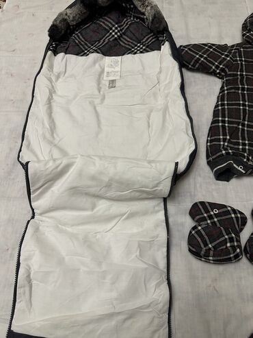 Другие детские вещи: Конверт+ комбинезон+носочки Очень теплый 100% шерсть 100% хлопок — 7