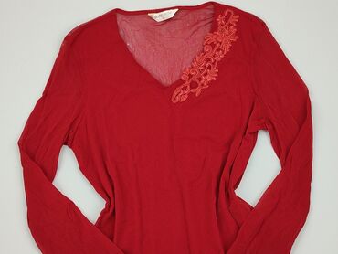 czerwona bluzki z falbanami: Bluzka Damska, Bonmarche, M, stan - Zadowalający