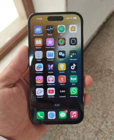 Apple iPhone: IPhone 14 Pro, 256 GB, Natural Titanium, Face ID