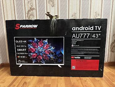 экраны для телевизоров: Телевизор Sparrow AU777 43" (Android TV) - Диагональ: 43 дюйма - — 2