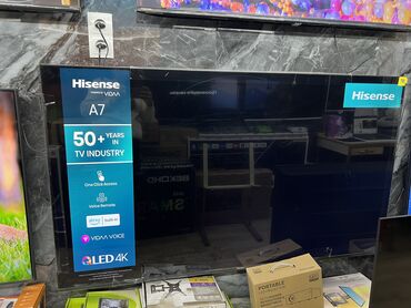 телеки: Hisense 50 
QLed 4K
Голосовое управление