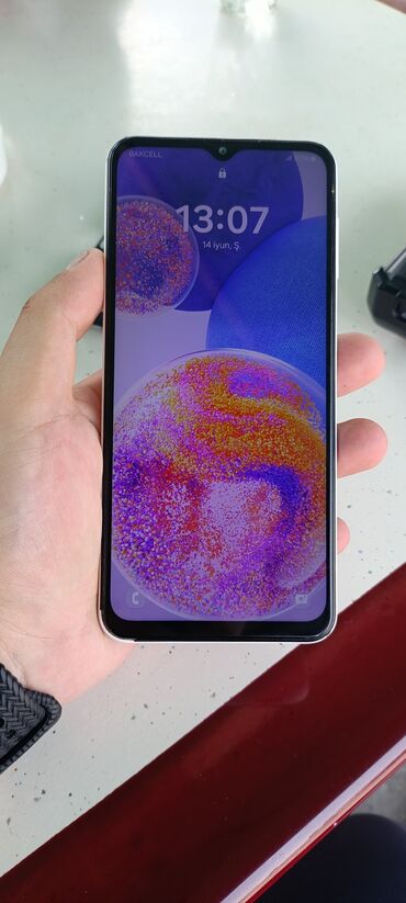 samsing a40: Samsung Galaxy A23, 128 GB, rəng - Ağ, Sensor, Barmaq izi, İki sim kartlı