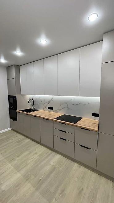 Sifarişlə mətbəx mebeli: Sifarişlə mətbəx dəsti, Özü çəkən petlələr, MDF, Kredit yoxdur — 2