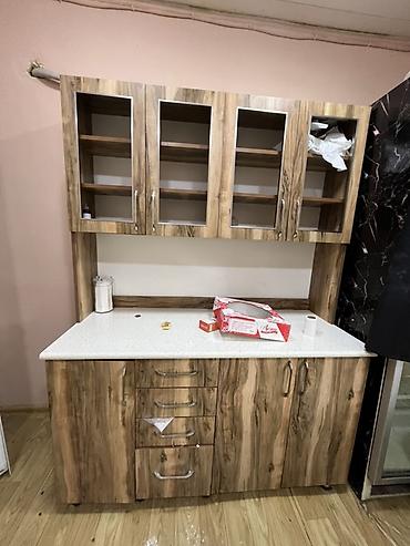 carpayi alti: Mətbəx mebel dəsti - Material: ağac fakturalı laminat (taxta — 1