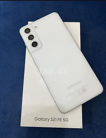 kamerasi: Samsung Galaxy S21 FE, 128 GB, rəng - Ağ, Face ID, Sənədlərlə, Barmaq izi — 1