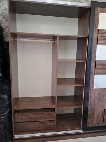 paltar dolablar: Mebel: sürgülü qapılı geyim dolabı - Dizayn: bir tərəfi tam güzgülü — 5