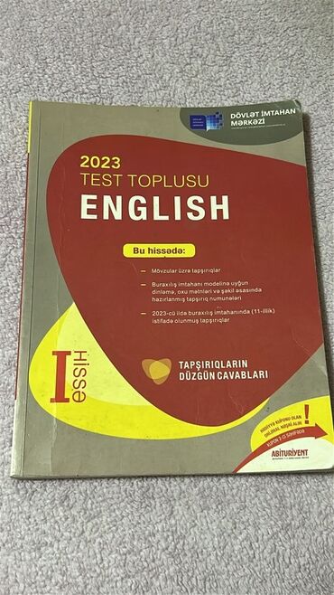 anar isayev test toplusu pdf 2023: İngilis dili Testlər 11-ci sinif, 1-ci hissə, 2023 il