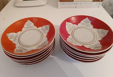 novruz sufrəsi: Boşqablar, rəng - Narıncı, Keramika, Rusiya — 1