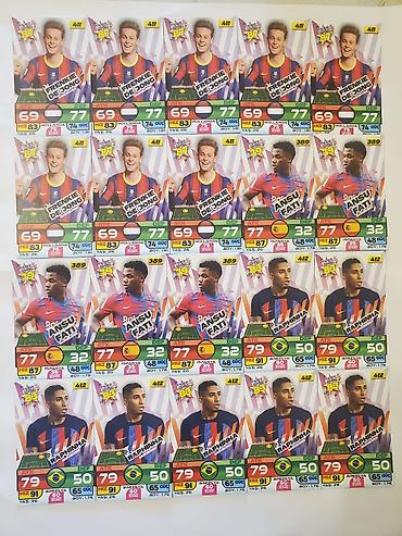 sak qosqu: Futbol kolleksiya kartları dəsti 195 kart - Seriya: Blast Cards — 9