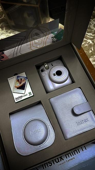 ayfon 11 pro: Fujifilm Instax Mini 12 dəst - Rəng: İşıltılı bənövşəyi/şinşil ton - — 1
