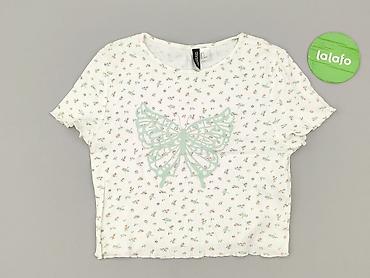 logo motyl ubrania: H&M Divided, T-shirt damski, rozmiar M — 2