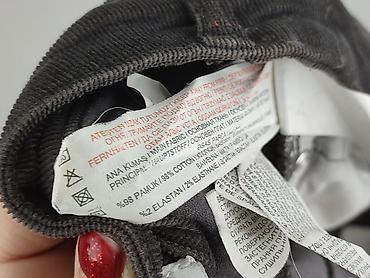 szerokie spodnie pull: Spodnie materiałowe damskie, rozmiar S — 5