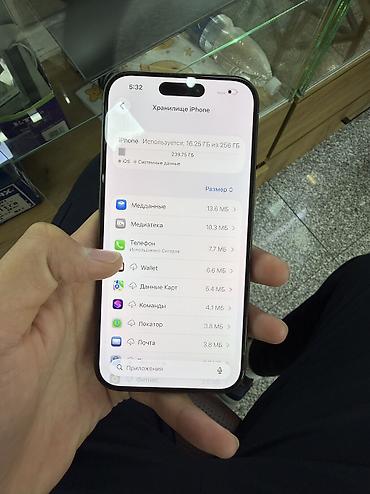 iphone 6se: IPhone 15 Pro, Б/у, 256 ГБ, Black Titanium, 83 % — 6