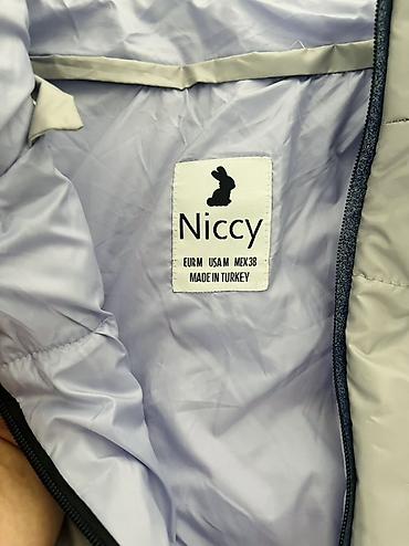 Üst geyimi: Niccy brendi qadın üçün yastı tikişli puffa jilet - Rəng: boz - Ölçü — 2