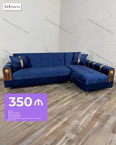 Künc divan - Ölçülər: 260 × 160 sm - Mexanizm: açılan, bazalı - lalafo.az -da Künc divan - Ölçülər: 260 × 160 sm - Mexanizm: açılan, bazalı -