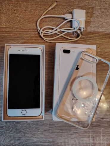 iphone 6 pilus: IPhone 8 Plus, 64 GB, Qızılı, Barmaq izi