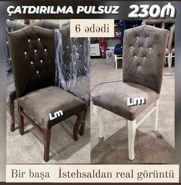 kilim mebel stol stul: 6 stul, Yeni, Şəhərdaxili pulsuz çatdırılma