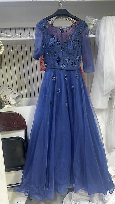 Вечерние платья: Вечернее платье, А-силуэт, Длинная модель, Фатин, С рукавами, С пайетками, Все размеры — 2