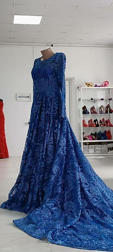 Вечерние платья: Вечернее платье, Русалка, Длинная модель, Шлейф, Корсет, Стразы, Все размеры — 7