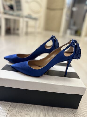 обувь женс: Туфли 36, цвет - Синий