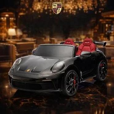 dron igracka za decu: Dečiji električni automobil Porsche 911 GT3 – crni, dvosedi, 24V - — 8