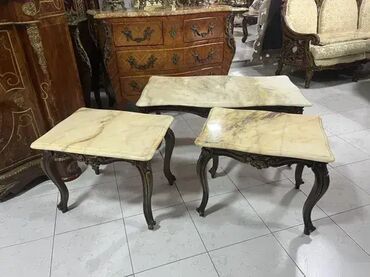 slavski stolovi na rasklapanje cena: Stilski sto (2 komada) drvo / onyx br.3 🪑 Dobro stanje 💰 Cena za