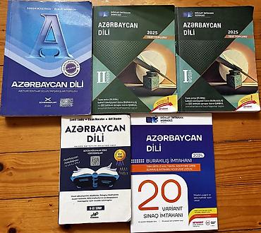 bilyard satılır: Məktəb və abituriyentlər üçün fənn kitabları və test topluları dəsti — 5