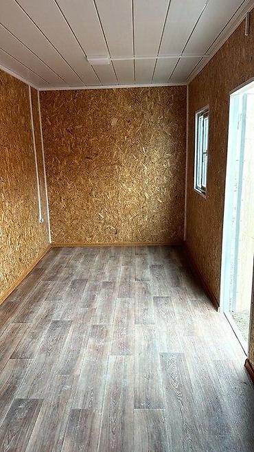 Konteyner 12 met konteyner 6 metresi ofis kimi yıgılıb 6 metresi