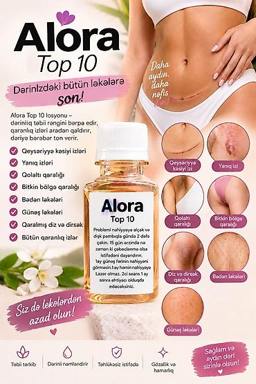 Alora Top 10 – dərinizdəki bütün qaranlıq izlərə və rəng