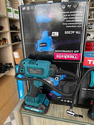 Tamkota TM-AC005 simsiz hava kompressoru - 26V Li-ion akkumulyatorla