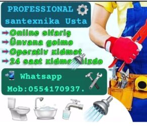 Təmir işləri: Peşəkar santexnika xidməti - Online sifariş - Ünvanınıza Lənkəran -