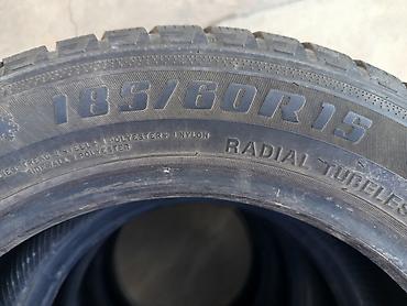 Шиналар: Шиналар 185 / 60 / R 15, Кыш, Колдонулган, Комплект, Жеңил унаалар, Кытай, Jinyu — 1