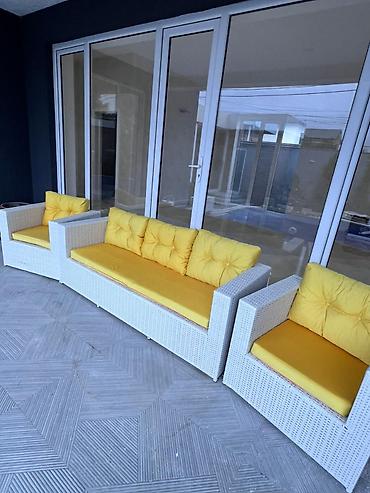 hesir divan: Açıq hava mebel dəsti – 4 hissə 1400 azn alinib 850 azn satilir — 4