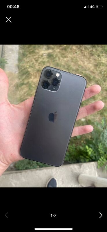 ноутбук самсунг: IPhone 11 Pro Max, Колдонулган, 256 ГБ, Black Titanium, Коргоочу айнек, Кабель, 81 %