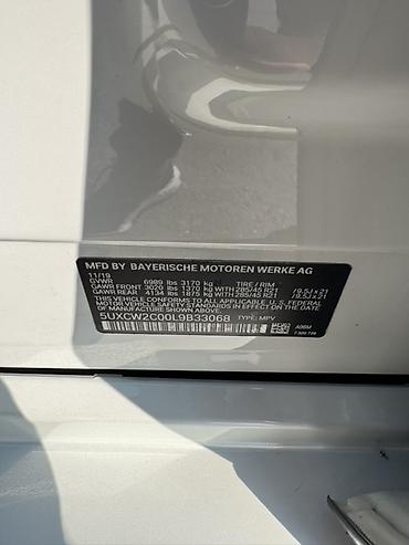 бишкек шина: BMW X7: 2020 г., 3 л, Автомат, Бензин, Кроссовер — 1