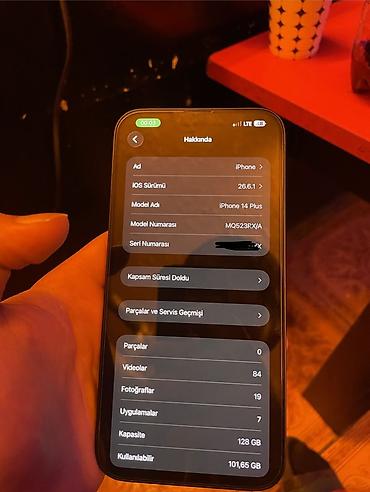 2 ci el iphone 14: IPhone 14 Plus, 128 GB, Qara, Simsiz şarj, Face ID — 9