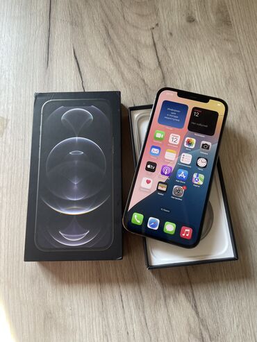 iphone 11 pro max рассрочка: IPhone 12 Pro Max, Б/у, 128 ГБ, Matte Silver, Защитное стекло, Зарядное устройство, Кабель, 81 %