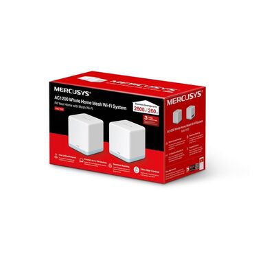 Модемы и сетевое оборудование: Mesh Wi-Fi система Mercusys Halo H30(2-pack) AC1200 Dual-Band, 867Mb/s