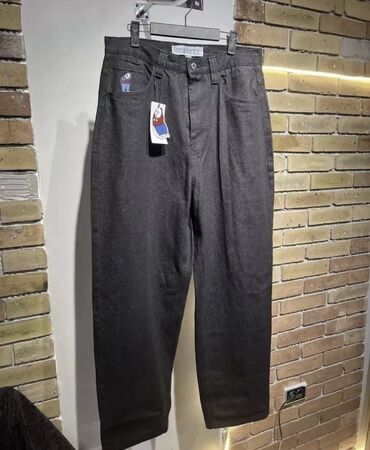 трубы джинсы: Джинсы M (EU 38), цвет - Черный
