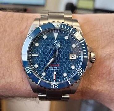 Ručni satovi: Boderry BDA007T SEATURTLE OCEAN - 40mm - Plava - Titanium — 15