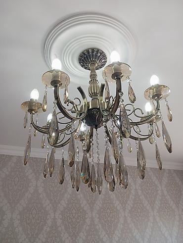 İşıqlandırma: Çılçıraq, 8 lampa, Metal — 2