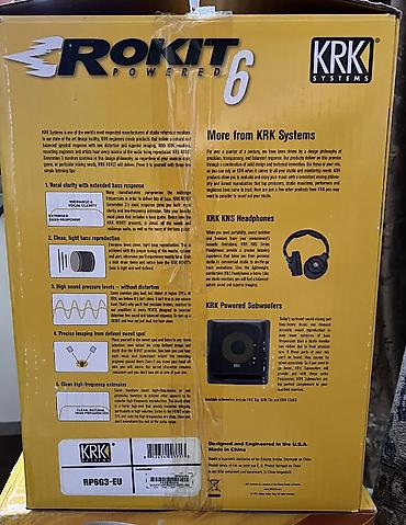 moni̇tor: KRK Rokit 6 G3 aktiv studiya monitorları (cüt) - Model: KRK Rokit 6 — 10