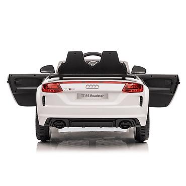 nike duboke: Audi TT RS – Licencirani dečiji automobil na akumulator, beli (12V) — 5