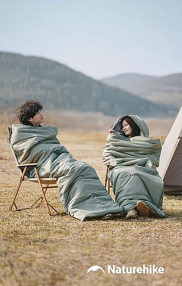кап мешок: Спальный мешок Naturehike MS500 (прямой, с капюшоном) Оригинал - — 3