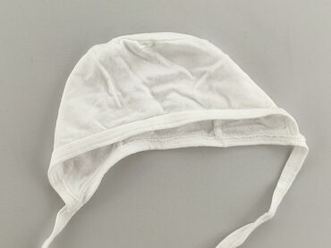 biała czapka 4f: Czapeczka, 0-3 m, stan - Bardzo dobry