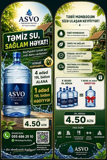 su catdirilma: 💧 KORPORATİV ƏMƏKDAŞLIQ TƏKLİFİ ASVO Premium Water müəssisələr üçün — 1
